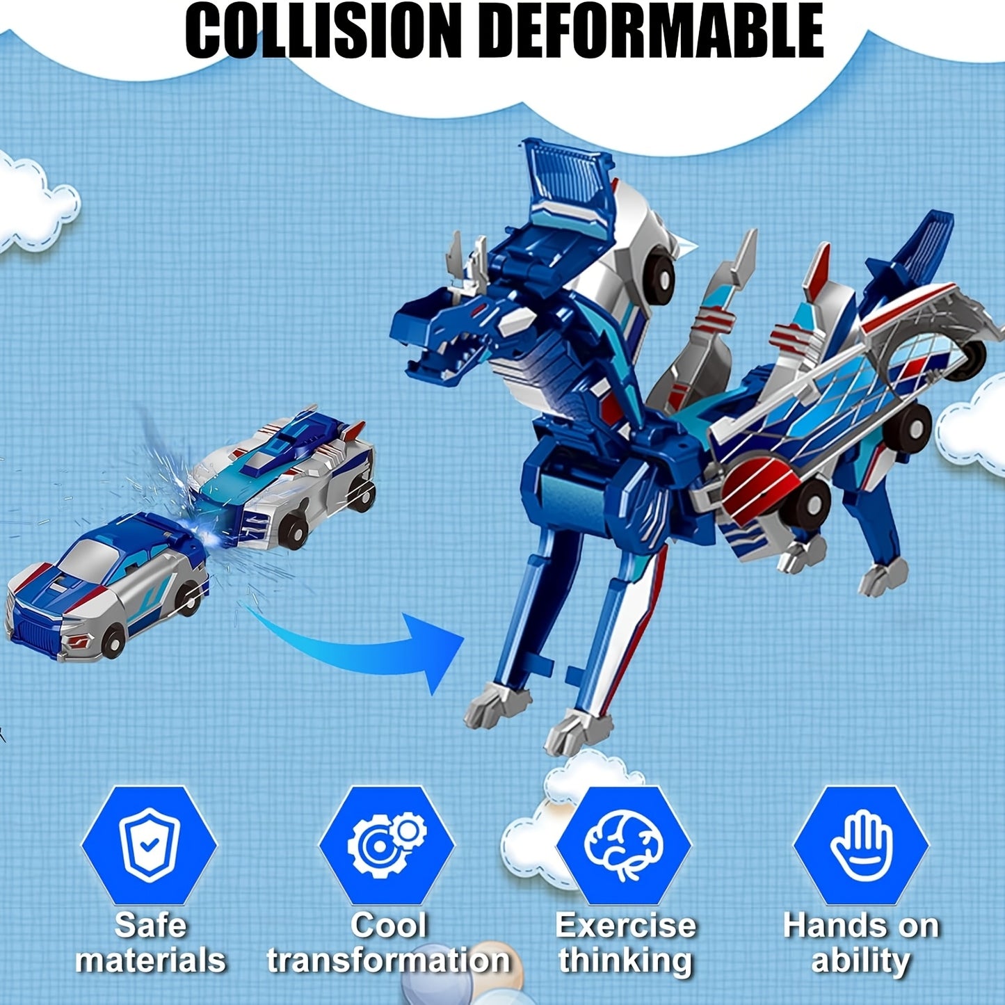 2-In-1 Magnetic Cars That Transform