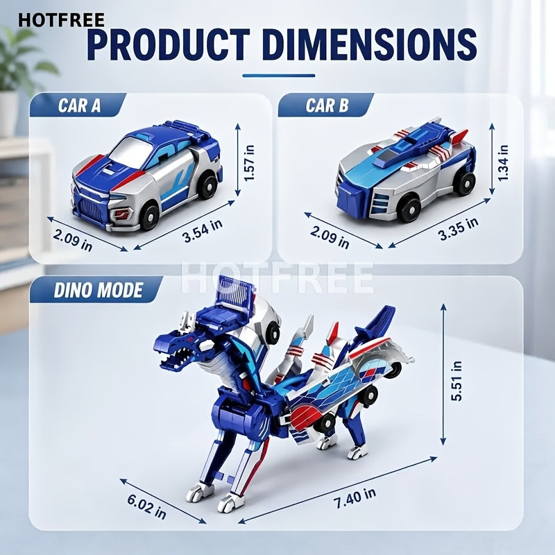 2-In-1 Magnetic Cars That Transform