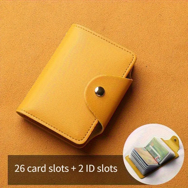 RFID Blocking Credit Card Organizer with Snap Closure O3D