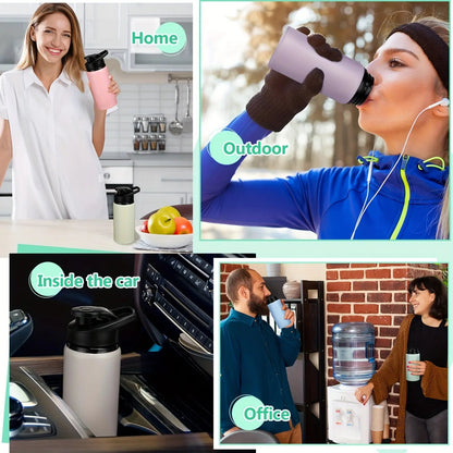 Aluminum Water Bottles - 17oz Our3Designs