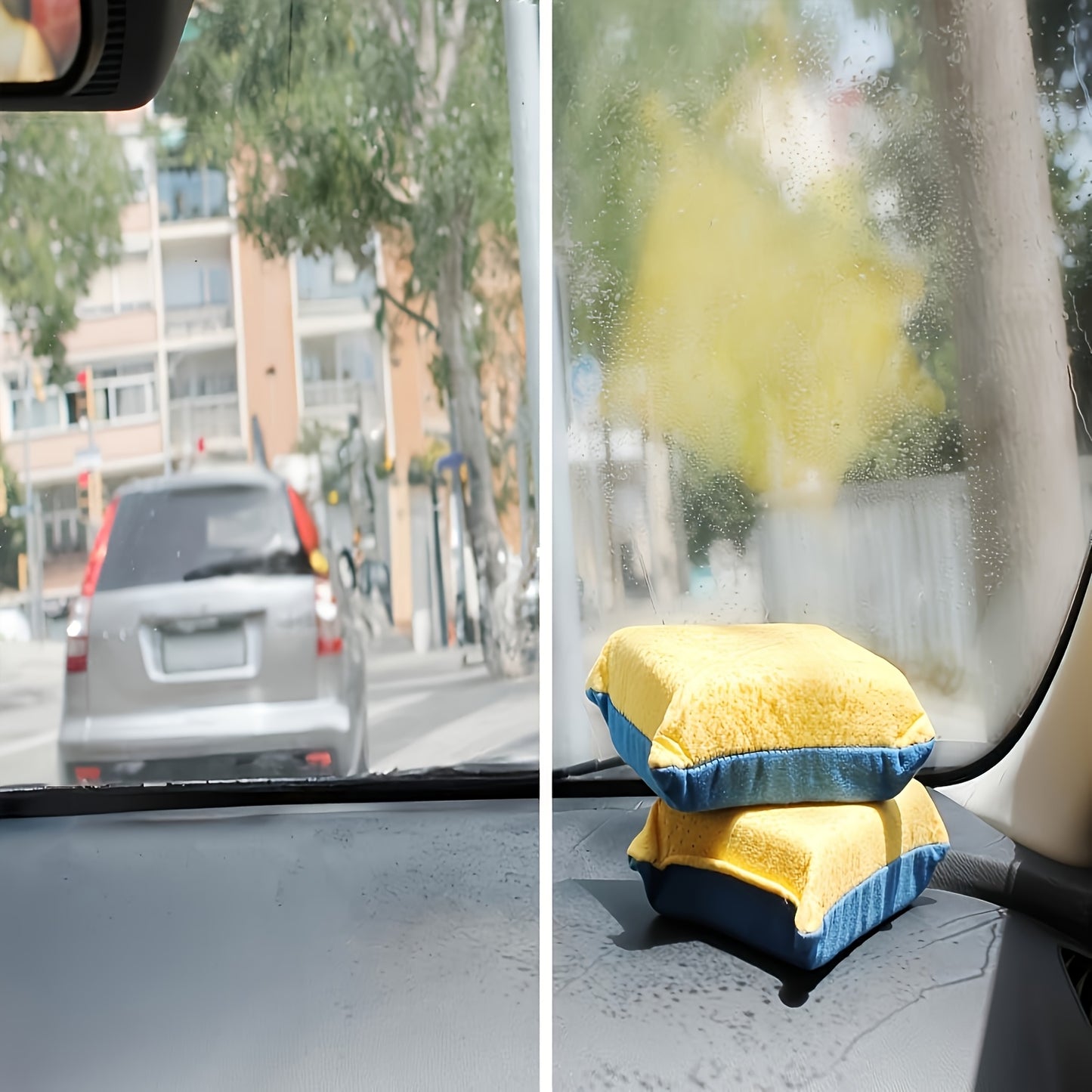 1pc Extra-Large Window Anti-Fogging Sponge