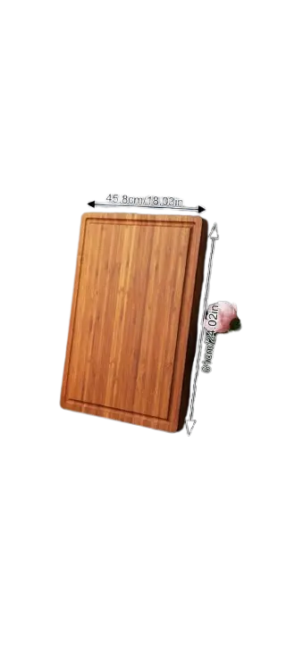 Premium Extra Large Walnut Cutting Board with Juice Groove - Our3Designs