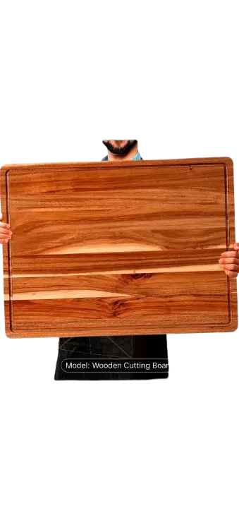 Premium Extra Large Walnut Cutting Board with Juice Groove - Our3Designs