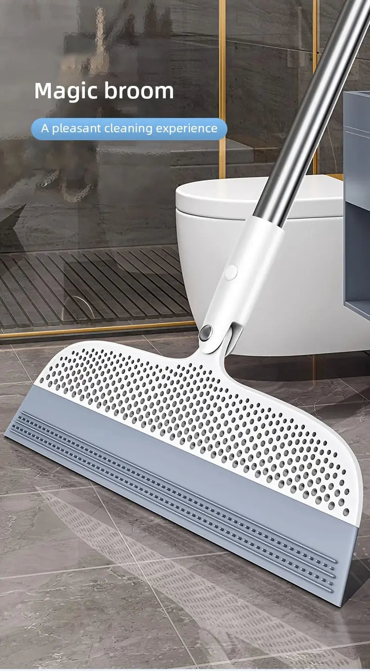 Extra Long 49 Magic Broom with Silicone Scraper