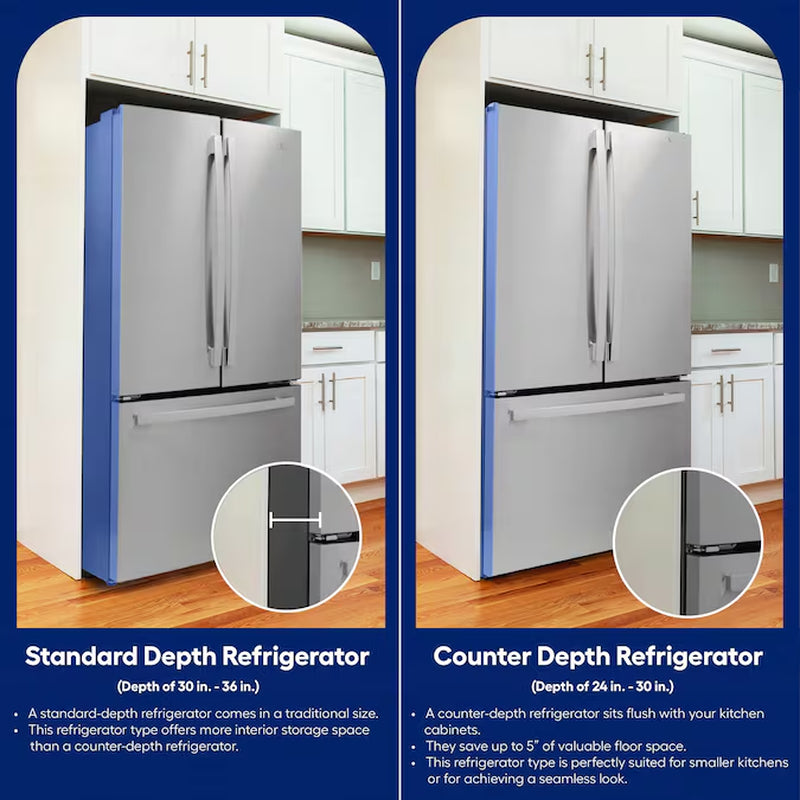 Upgrade your kitchen with this sleek, fingerprint-resistant 18.1-Cu Ft Top-Freezer Refrigerator! Perfect for your garage and ENERGY STAR certified! 🌟 #HomeAppliances #EcoFriendly