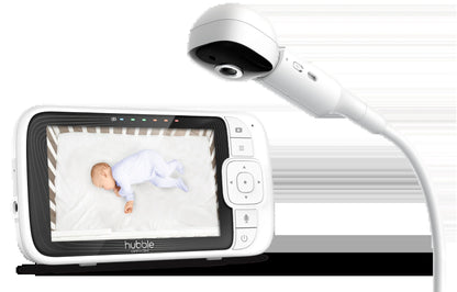 Elevate Your Parenting Game with the Hubble Nursery Pal Skyview: 5" HD Baby Monitor & Crib Mount Camera!