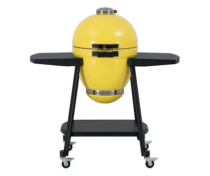 Charcoal Grill 20-Inch Kamado Grill Outdoor Egg Grill with Pizza Stone, Ultimate BBQ Grill and Smoke