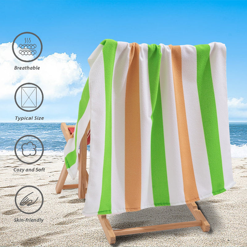 "4 Pack of Gigantic Sunbathing Blankets: Perfect for Adult-sized Sandwiches (Green Coffee Edition)"