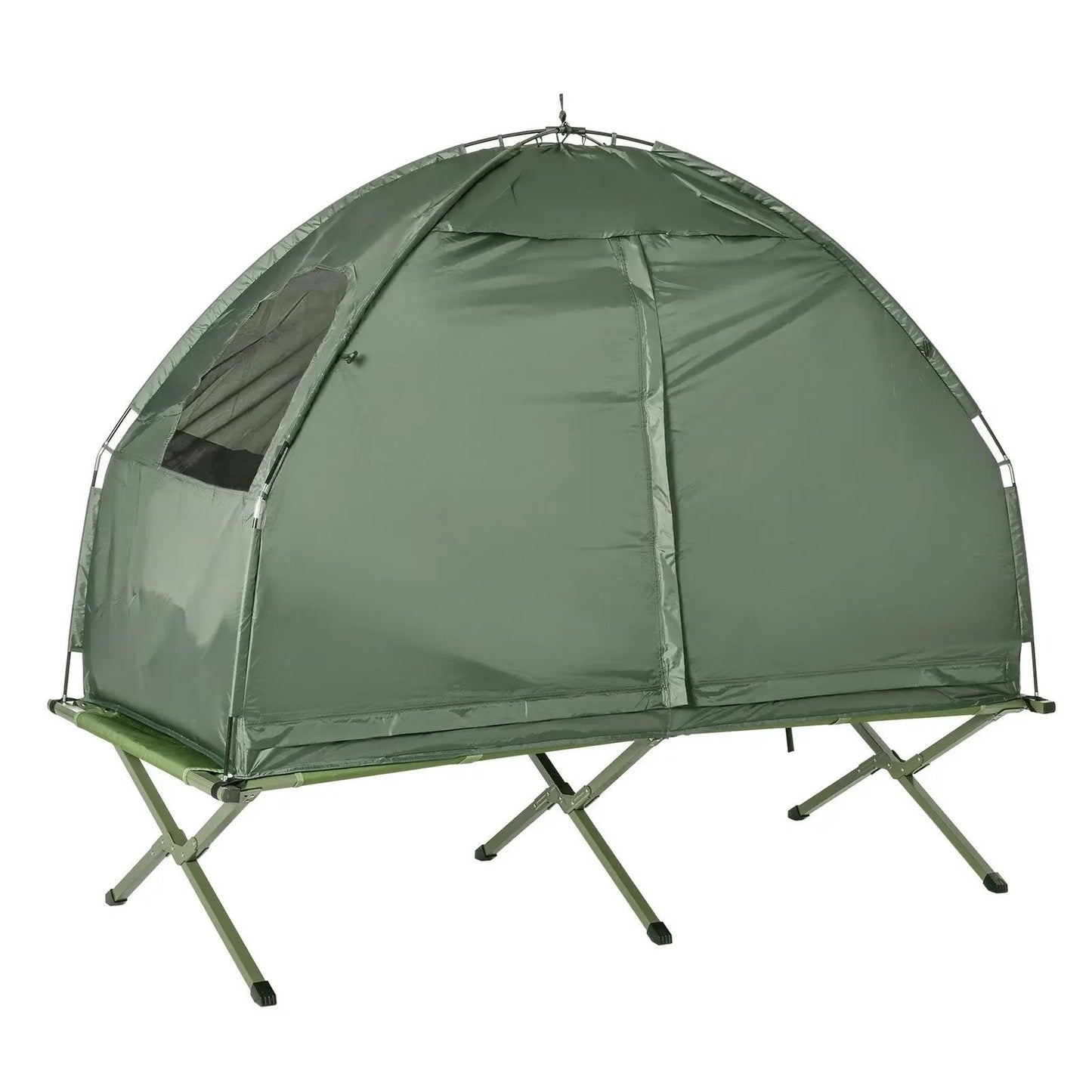 Elevate Your Camping Experience with Our Solo Folding Tent & Comfortable Air Mattress! 🏕️✨