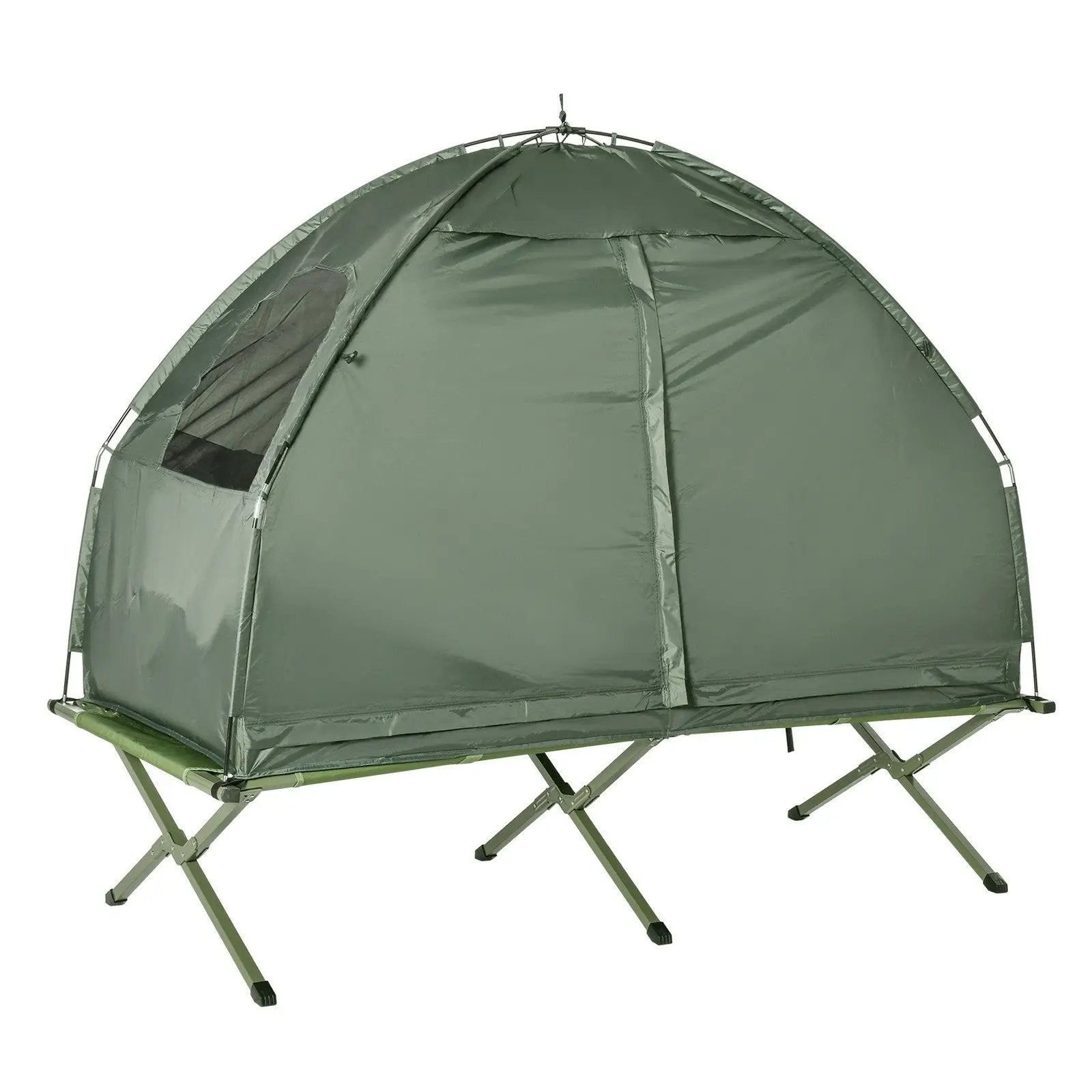 Elevate Your Camping Experience with Our Solo Folding Tent & Comfortable Air Mattress! 🏕️✨