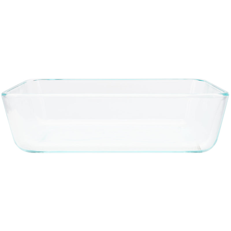 Stylish 3-Cup Glass Dishes with Trendy Dark Blue Lids – Set of 2!