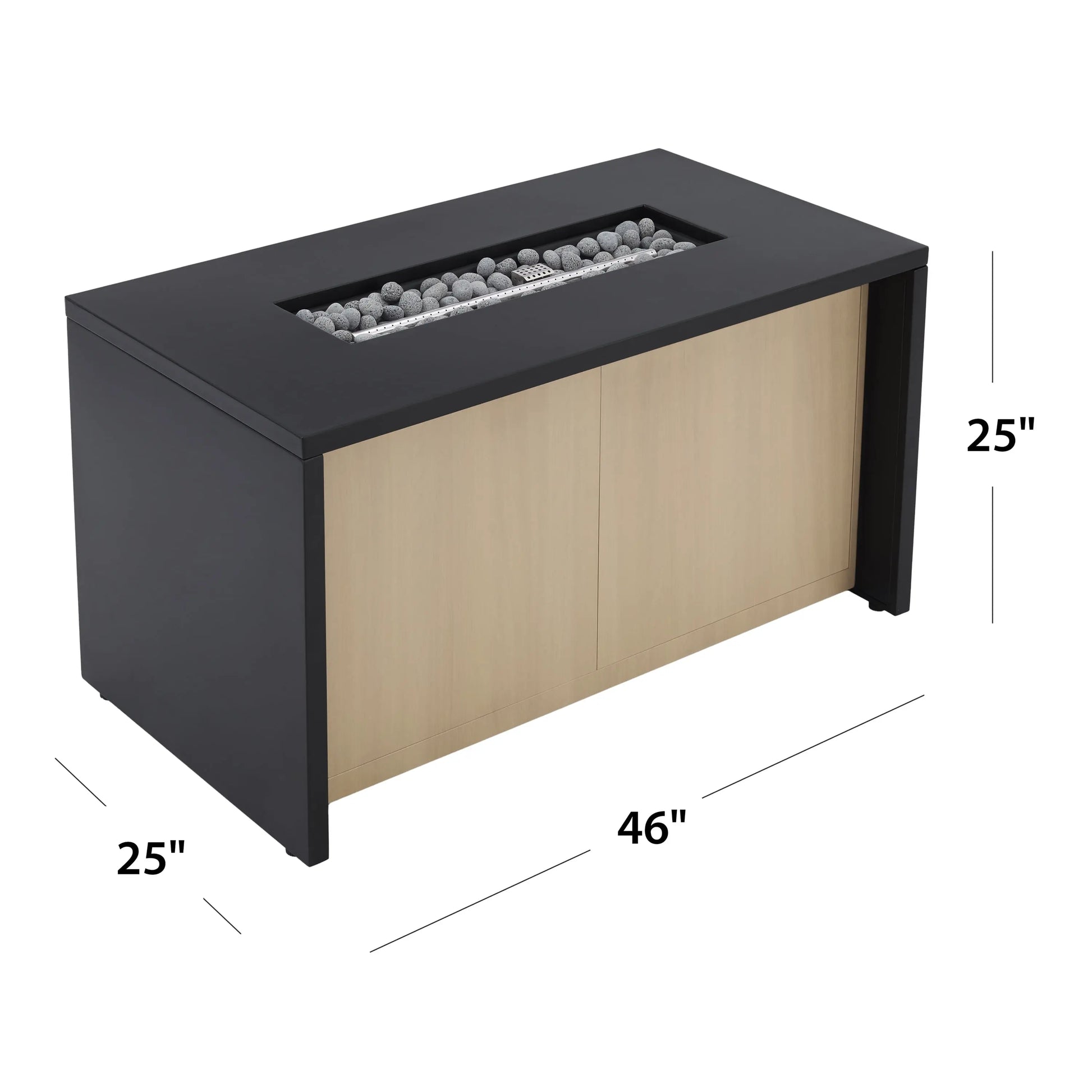 Better Home and Gardens Ventura Metal LP Firepit