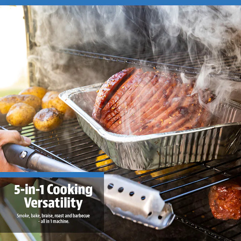 6 Series Pro Elite Stainless Steel Pellet Smoker - 1529 Sq. in. Cooking Space