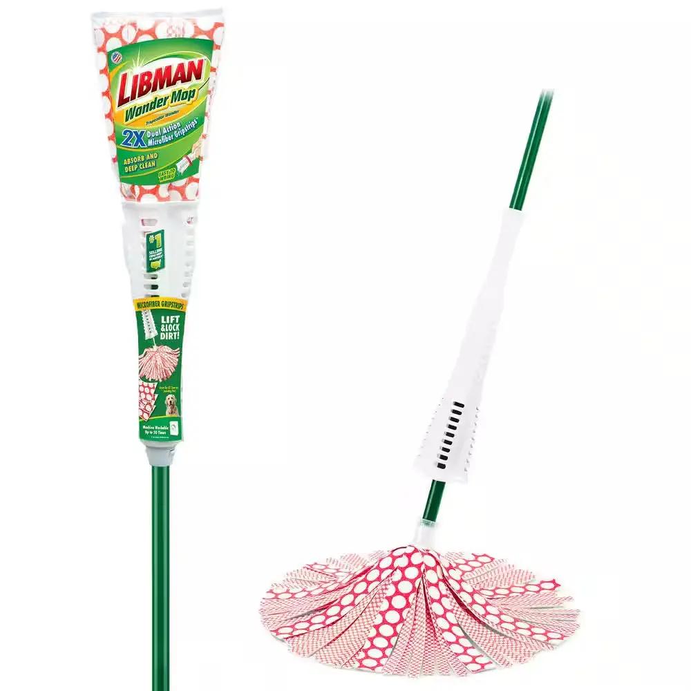 Wonder Microfiber Wet Mop with Built-In Wringer