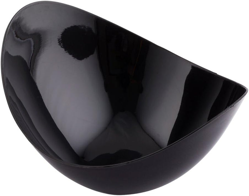 Mini Black Sauce Dishes - 100 Oval Dipping Cups for Perfect Appetizers & Parties! 🍽️✨