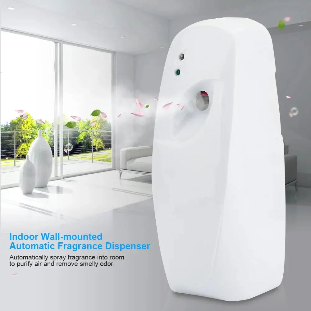Automatic Fragrance Dispenser, Indoor Wall-Mounted Air Freshener Fragrance Aerosol Spray Dispenser