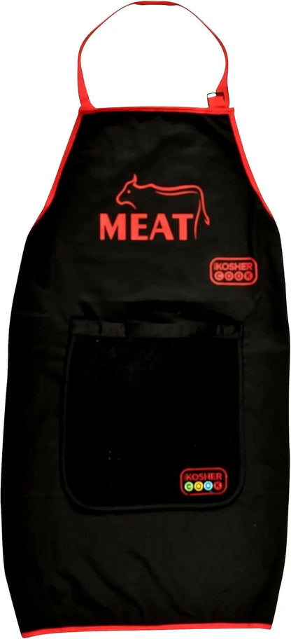 Dairy Blue, Red Meat, Parve Green Kitchen Linen Apron, Oven Mitt, Pot Holder, and Mini Oven Mitt