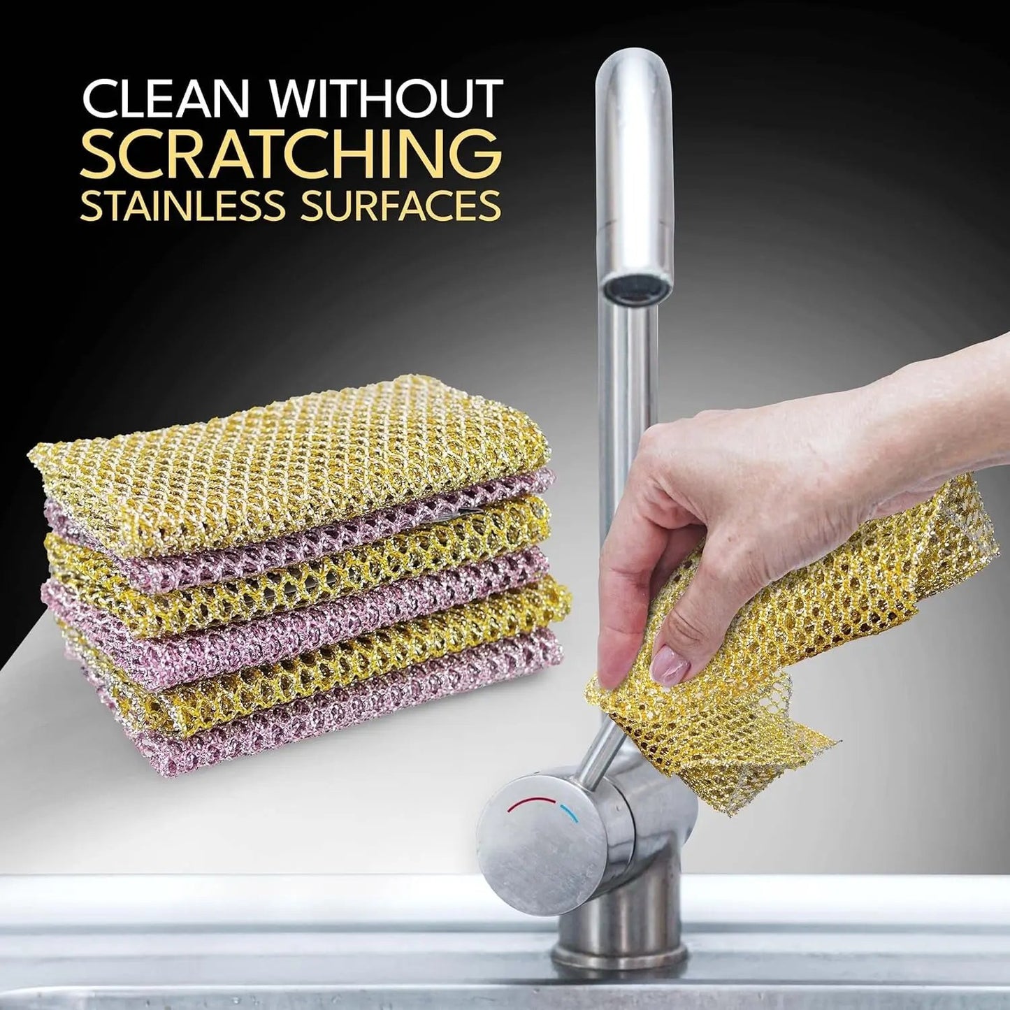 Transform Your Cleaning Game! 🧽✨ Heavy Duty Non-Scratch Dish Scrubbers - Odorless & Long Lasting! Perfect for Kitchen, Floors, & Bathrooms! Made in Korea (24 Pcs) #CleaningEssentials #EcoFriendly
