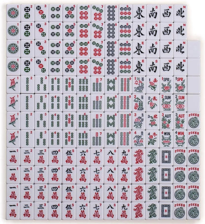 Set of 166 American Mahjong Tiles, Huntington (Tiles Only Set)