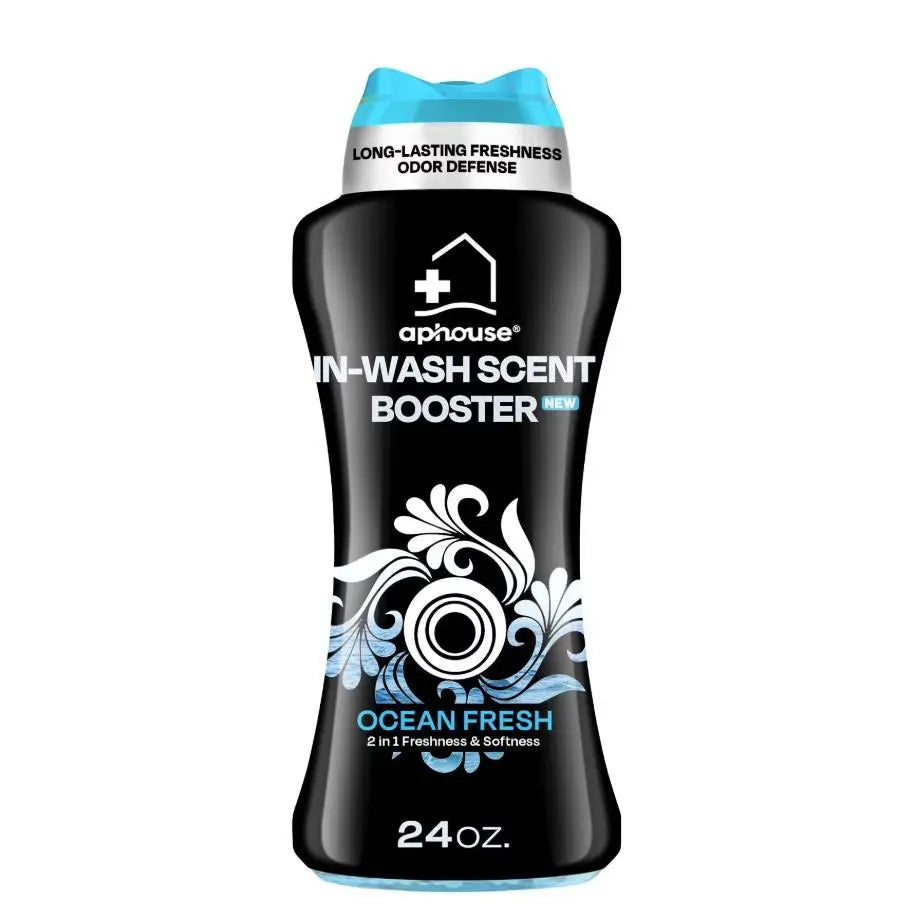 aphouse Laundry Scent Booster Beads, Long Lasting Freshness, Ocean Fresh Scent, 2 in i Freshness & Softness, For Clothes & All Washing Machines, 24 oz, New Our3Designs