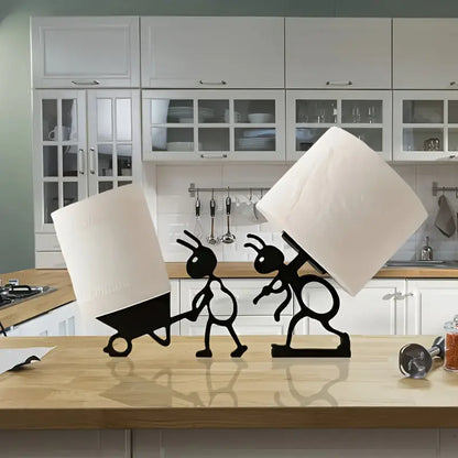Ant shaped toilet paper holder - 2 pieces
