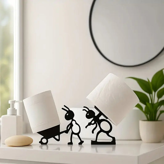 Ant shaped toilet paper holder - 2 pieces