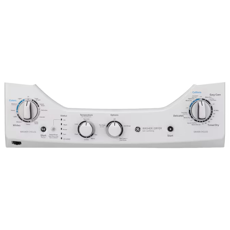 Compact Stacked Laundry Center with Efficient 2.3-Cu Ft Washer & Powerful 4.4-Cu Ft Electric Dryer