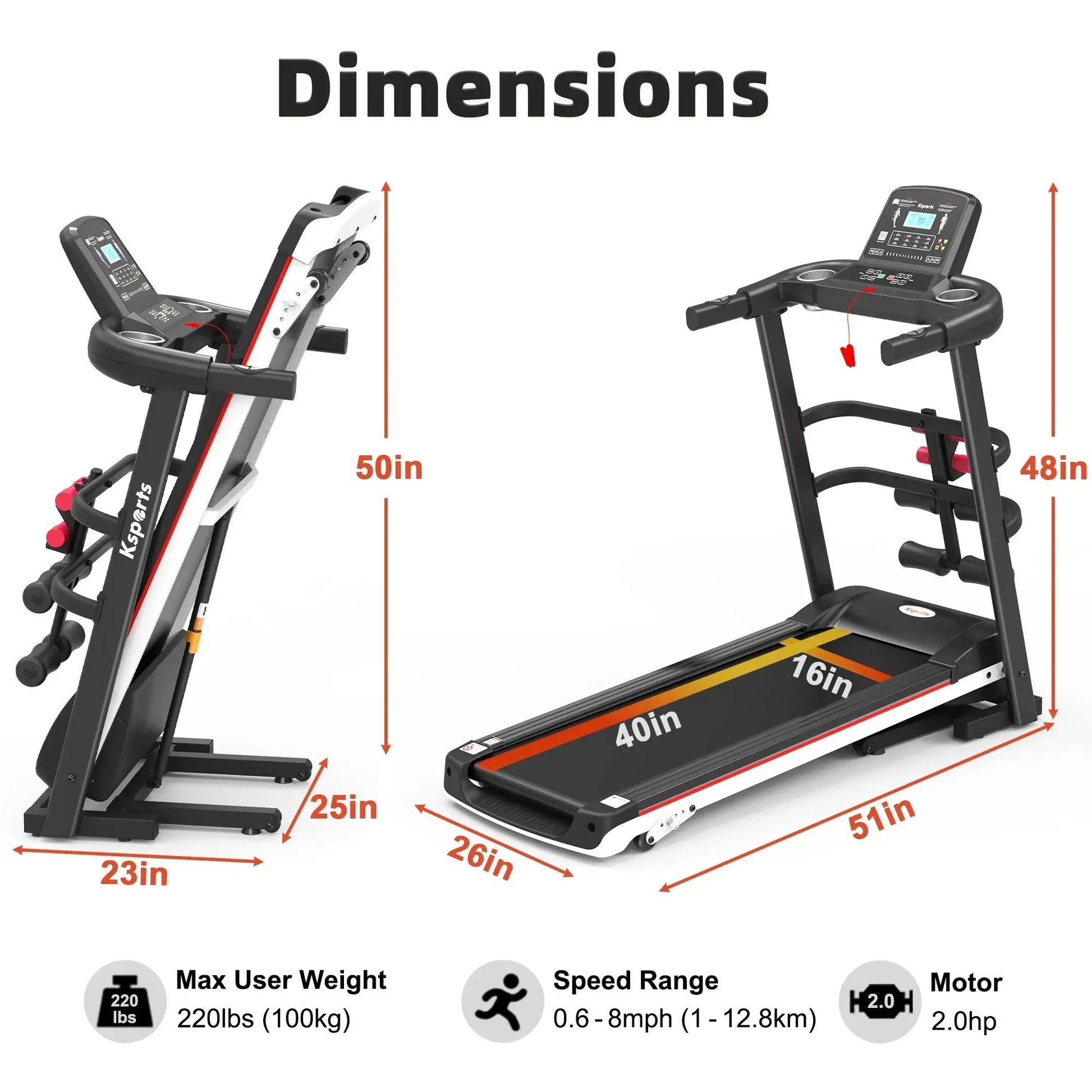 Get Fit at Home! 🏃‍♂️💪 Electric Treadmill Bundle with Rack, Mat & Dumbbells - All in Sleek Black! #HomeGym #FitnessGoals