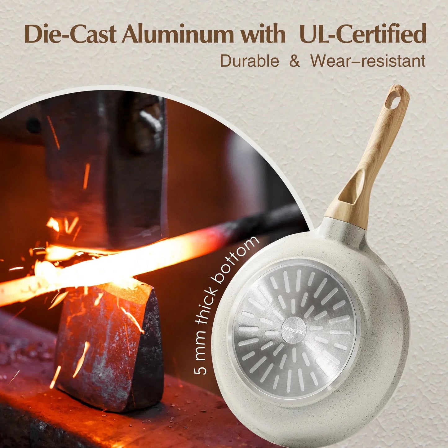 Upgrade Your Kitchen Game with Our 17-Piece Ceramic Nonstick Cookware Set! 🍳✨ Perfect for Healthier Cooking! #KitchenEssentials #HealthyCooking