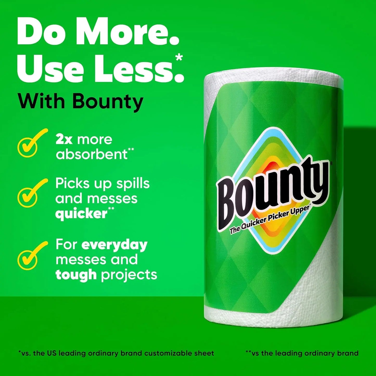Bounty Paper Towels Select-A-Size, White, 4 Triple Rolls