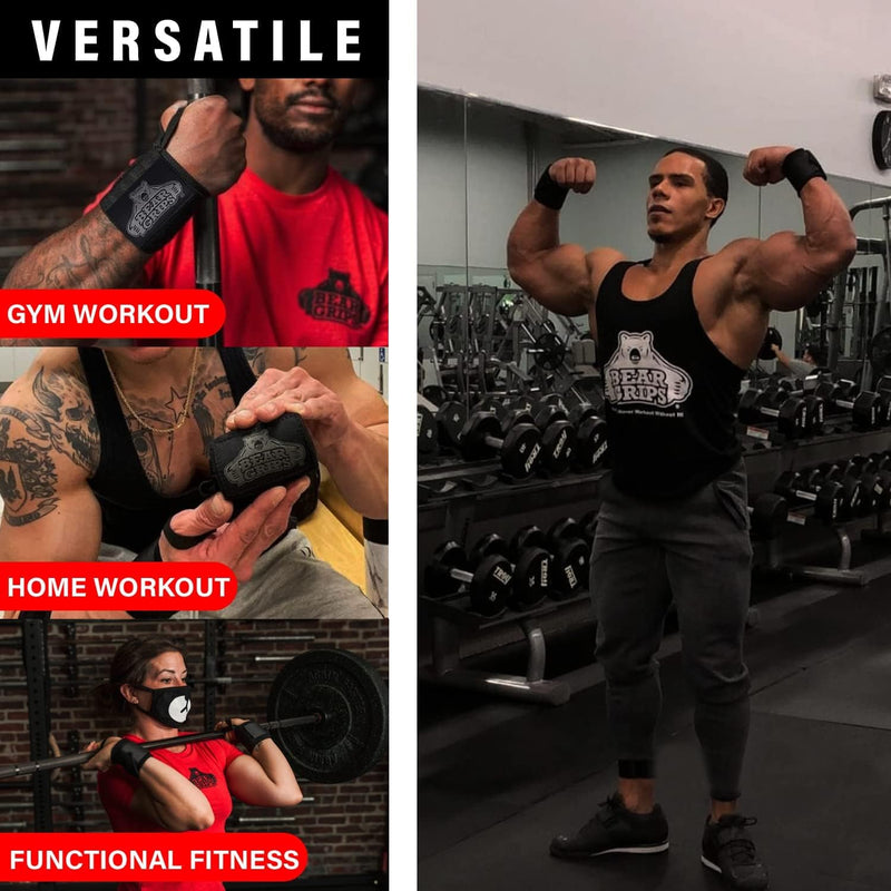 Professional Weightlifting Wrist Wraps | Extra Strength Gym Support | 12” & 18” Sizes | Unisex Design | Two Wraps per Pack