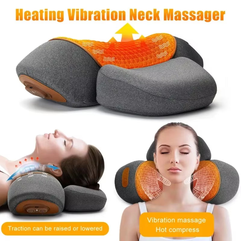 Relax and Rejuvenate with Our Electric Neck Massager! 🌟 Experience Soothing Heat and Vibration for Ultimate Neck and Shoulder Relief! 💆‍♀️💖 #SelfCare #MassageMagic