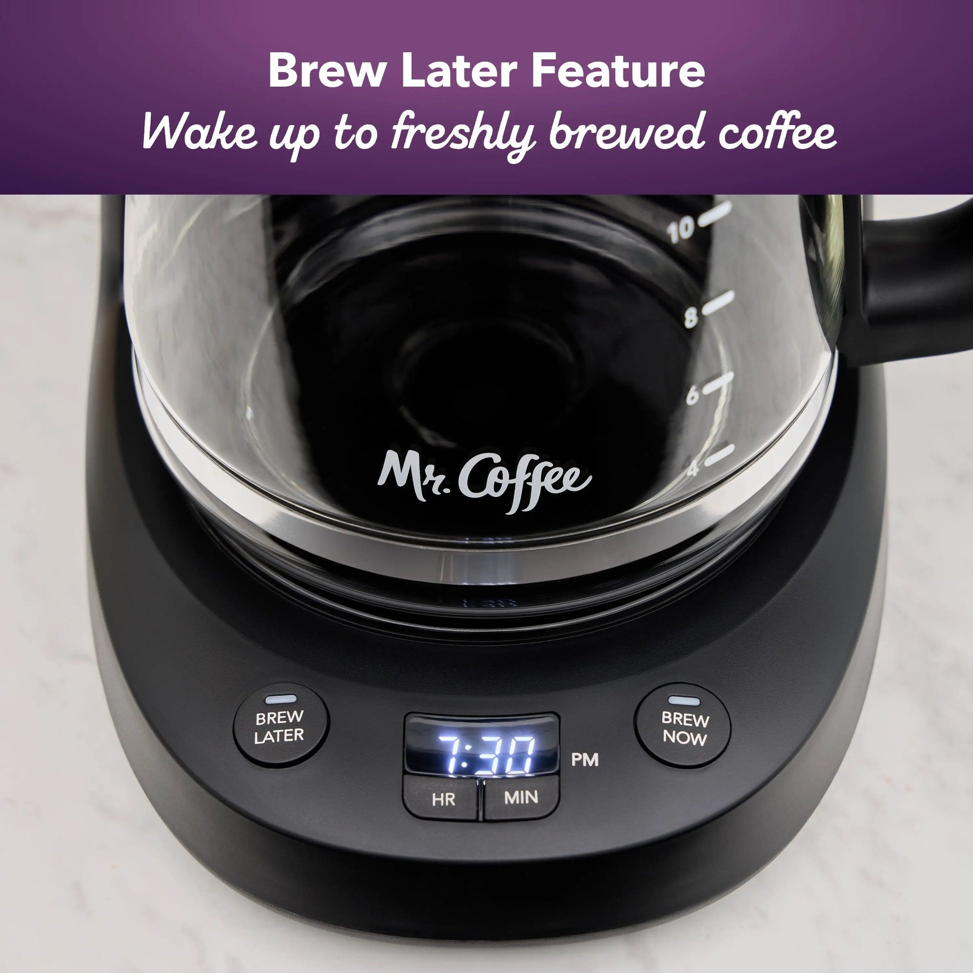 Brew Your Perfect Cup Every Time with Our Programmable 12-Cup Coffee Maker in Sleek Black! ☕️✨