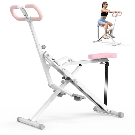 Foldable Squat Assist Trainer for Glutes and Quads - Includes 3 Adjustable Tension Bands