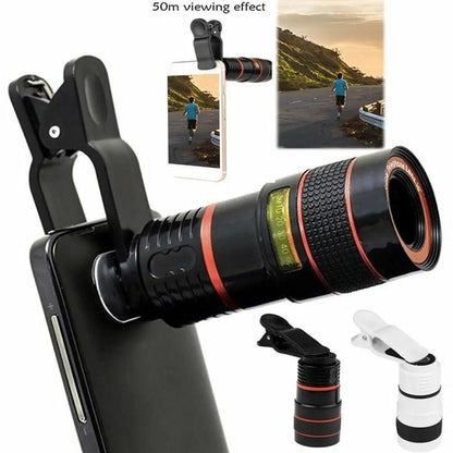 Get Closer to the Action with Our HD 8X Clip-On Zoom Lens for Your Phone! 📸✨