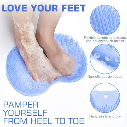 Bathtub / Shower Massage Brush, Foot and Back Scrubber