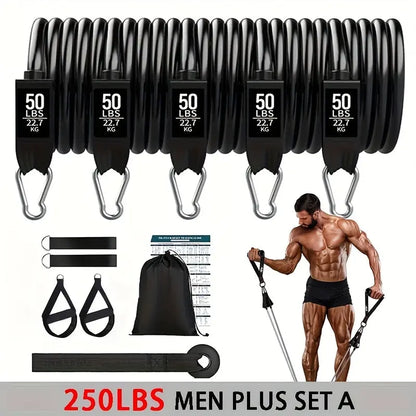 A Set Of Fitness Bands Resistance Bands