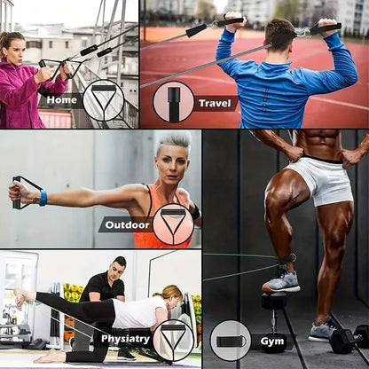 A Set Of Fitness Bands Resistance Bands