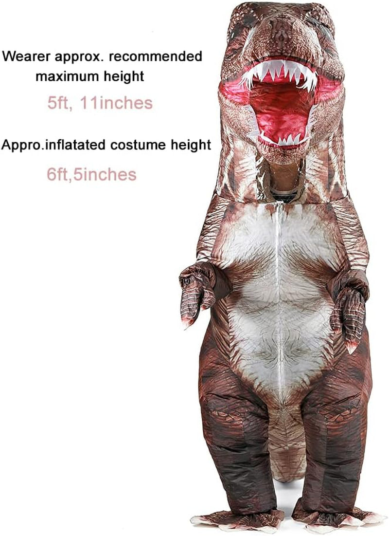 Get Ready to ROAR in this Hilarious Inflatable T-Rex Costume! Perfect for Halloween Parties! 🦖🎉