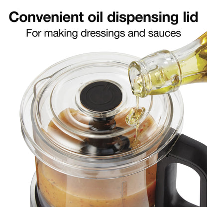 3.5 Cup 2-Speed Food Processor, Gray