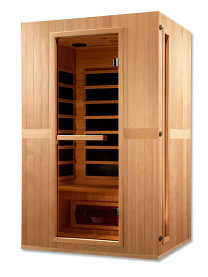 Maxxus 2 - Person Bluetooth Compatible FAR Infrared Sauna in Hemlock