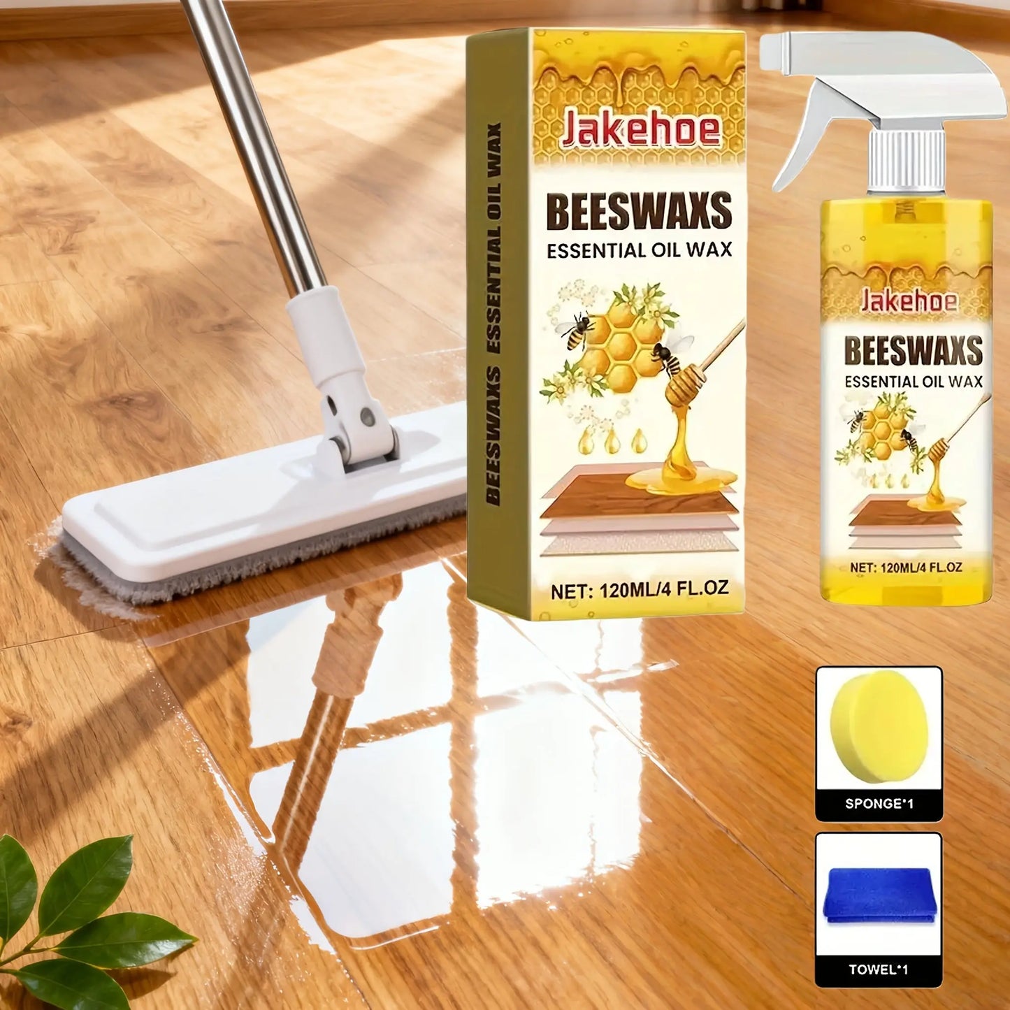 4.06oz Multi-purpose Beeswax Wood Care Spray