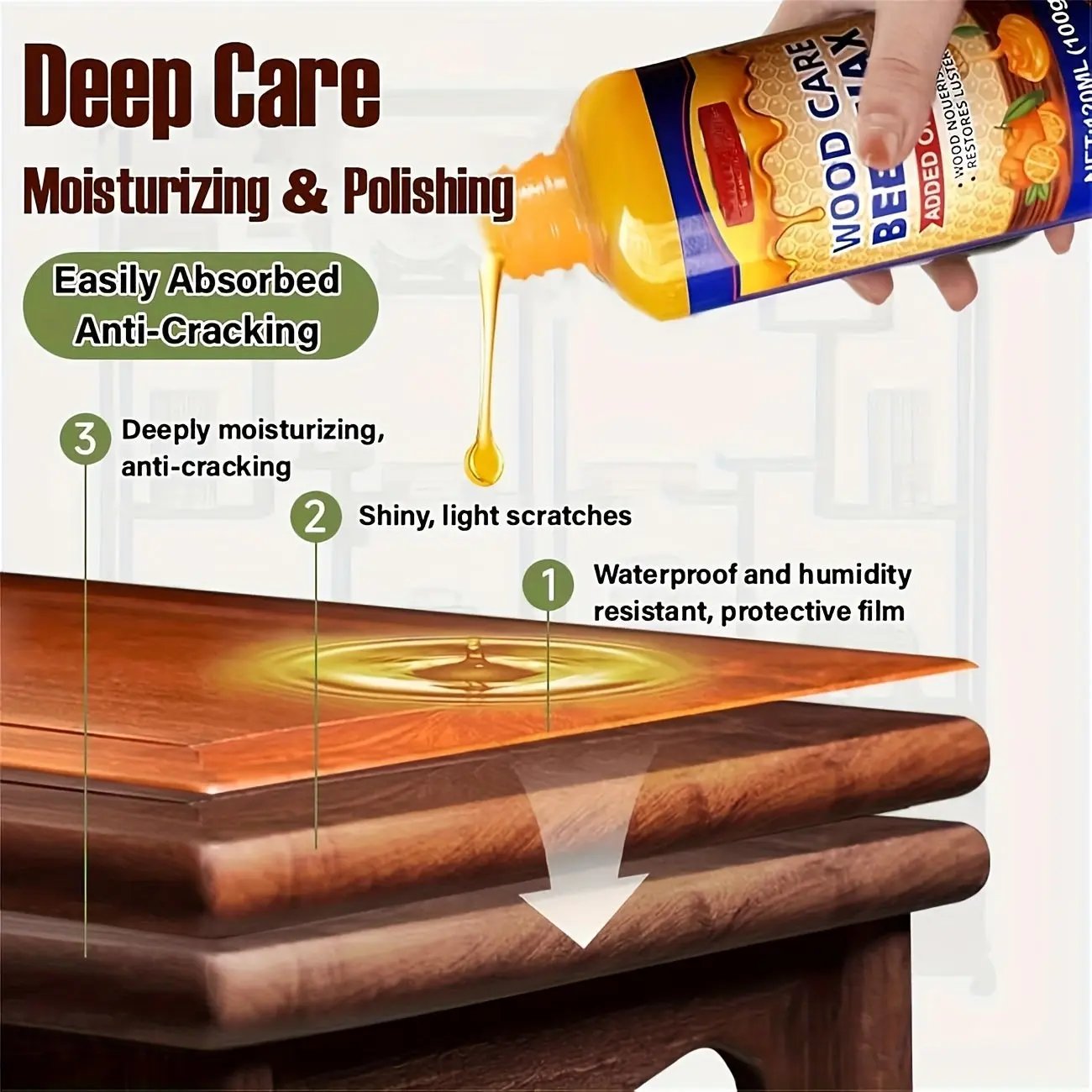 Premium Beeswax Wood Care Wax Temu