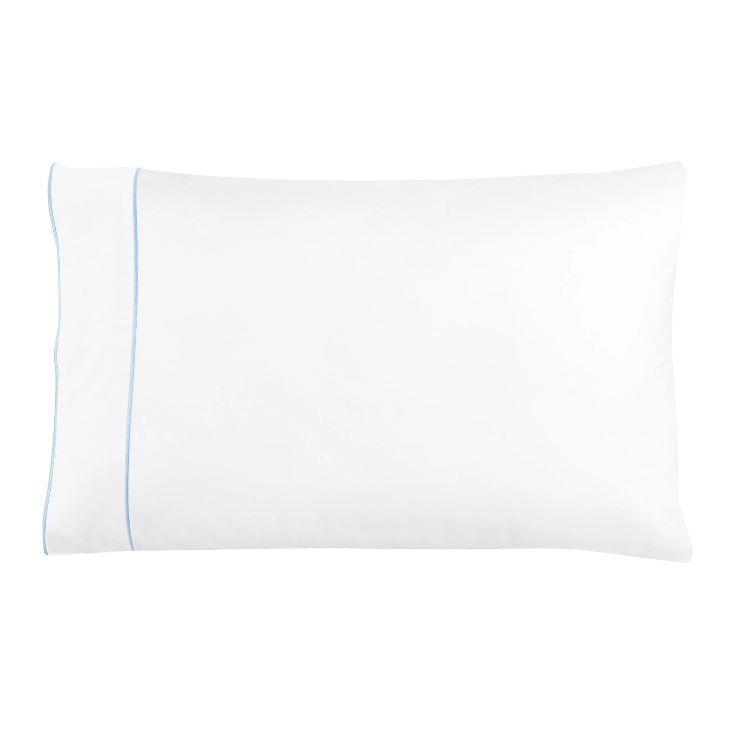 600 Thread Count Framed Sateen Embroidered Cotton Pillowcase Pair Mélange Home