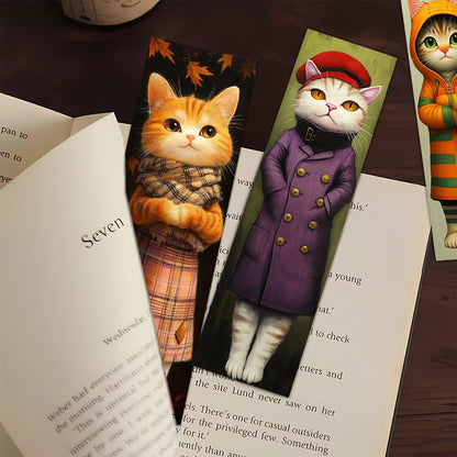32pcs, Fun Cat Bookmarks