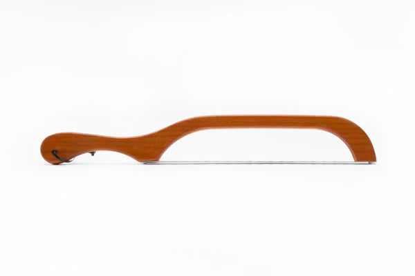 Premium Wooden Bow Bread Knife – Precision Slicer for Crusty & Artisan Loaves