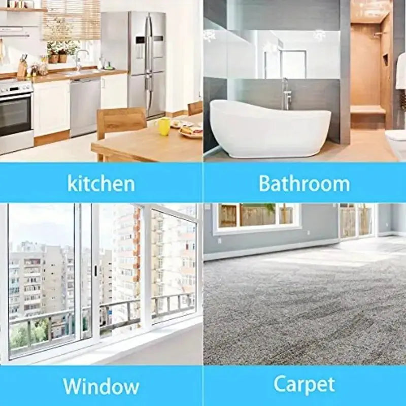 Push Broom Pet Hair Removal Broom with Squeegee