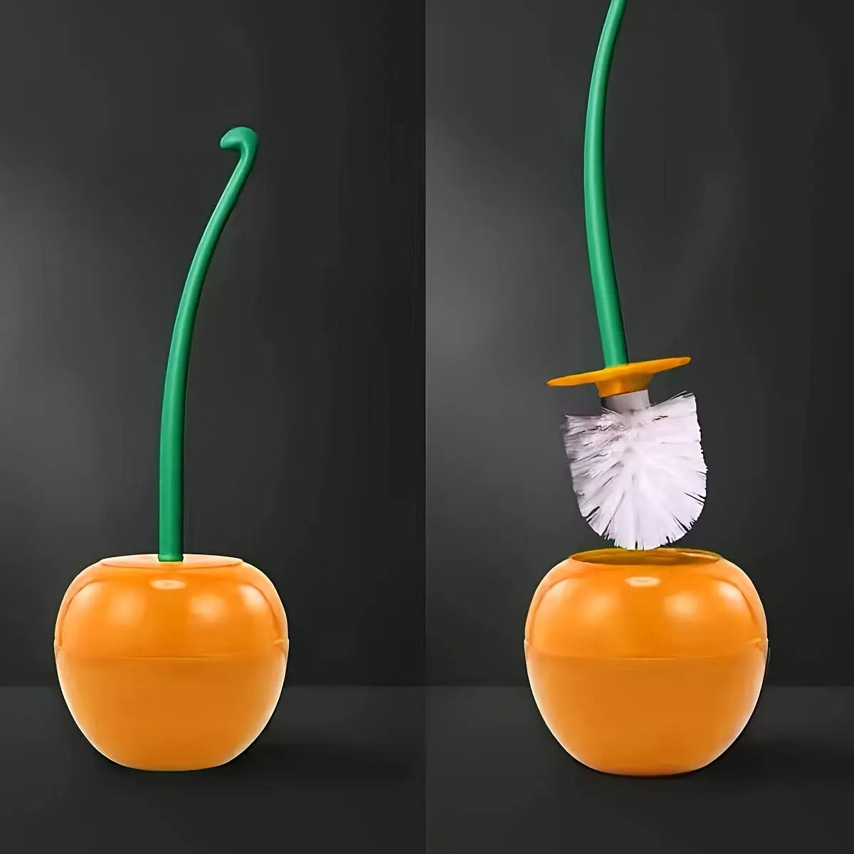Toilet Brush with Long Handle and Soft Bristles - Unique design