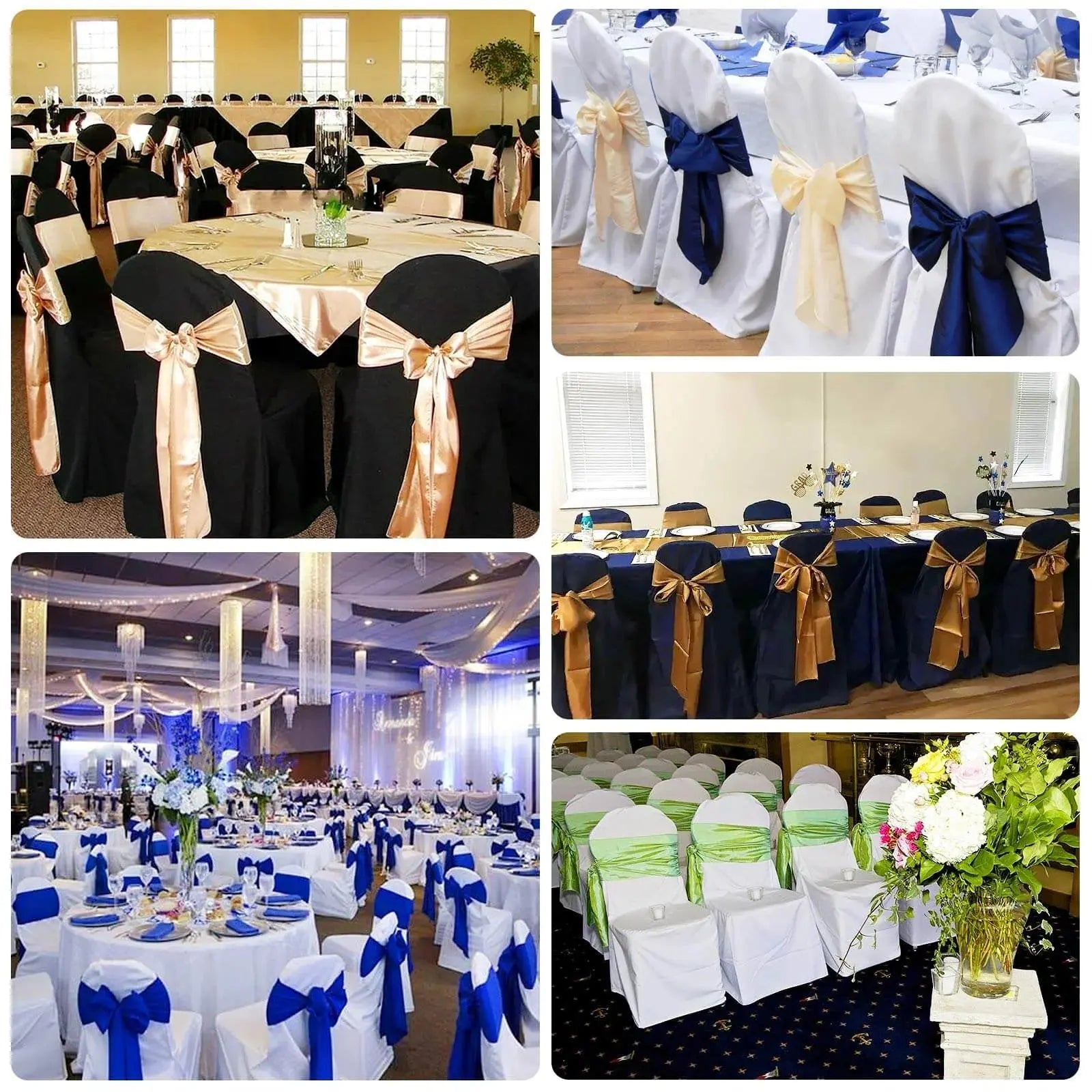 30 PCS Ivory Polyester Banquet Chair Covers, Reusable or Disposable Stain Resistant Chair Covers