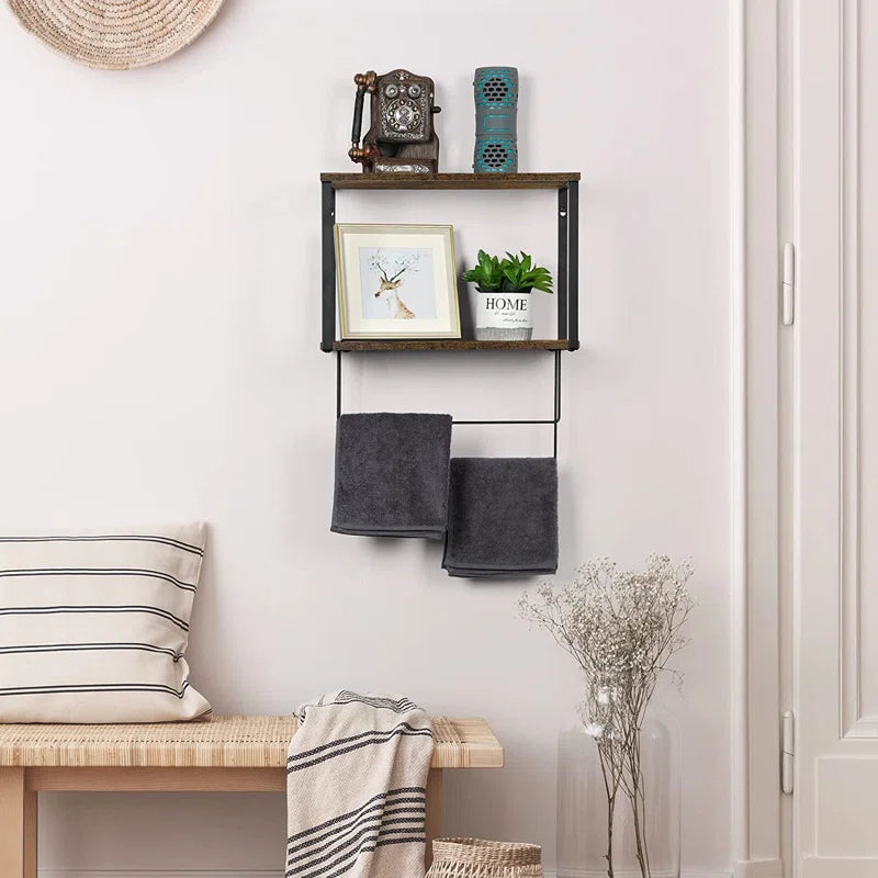 2 Wall Towel Rack